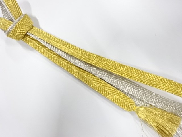 JAPANESE KIMONO / HAND-TIED OBIJIME